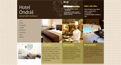 Desktop Screenshot of hotel-ondras.cz