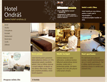 Tablet Screenshot of hotel-ondras.cz